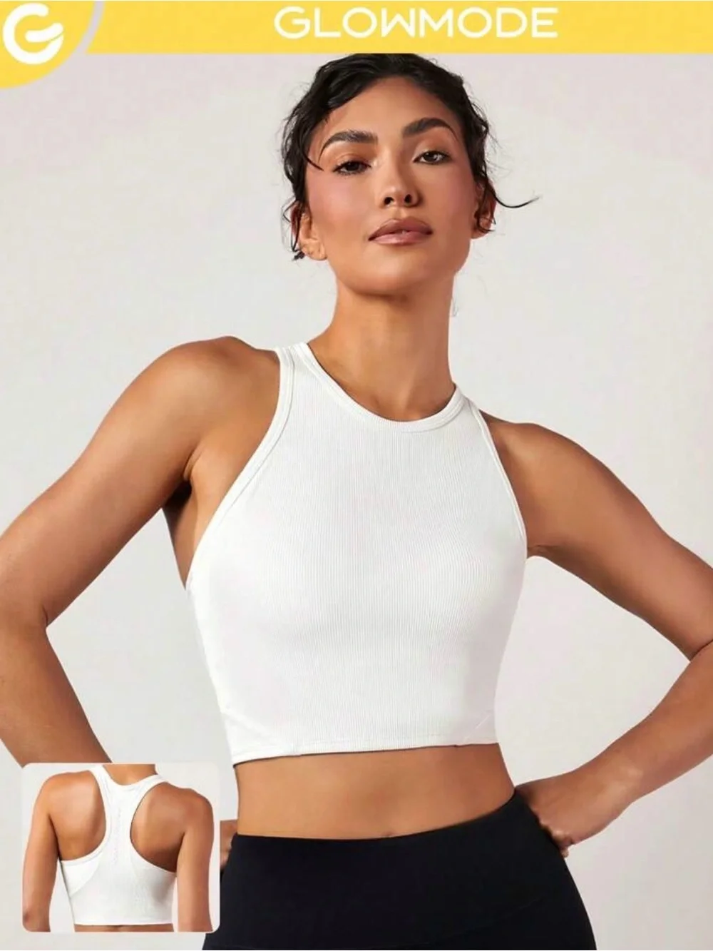 2 pack Glowmode ribbed tank top bundle